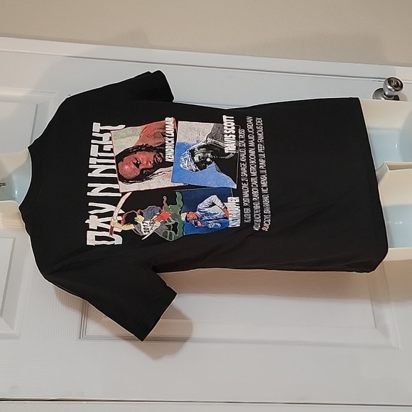 2017 Day N Night Festival Kendrick Lamar, Chance The Rapper, Travis Scott Tee. - Picture 9 of 10